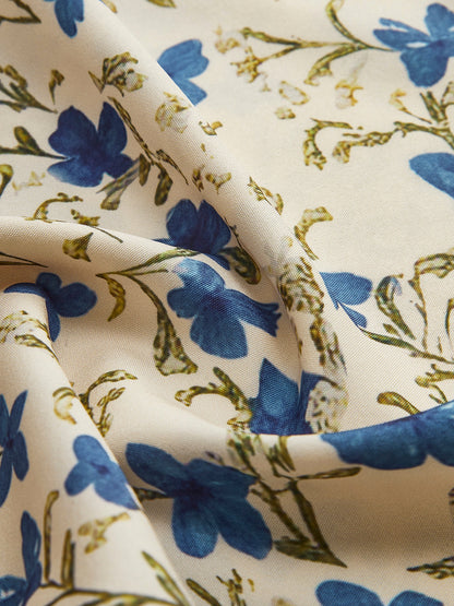 Blue Iris Garden Maxi Dress