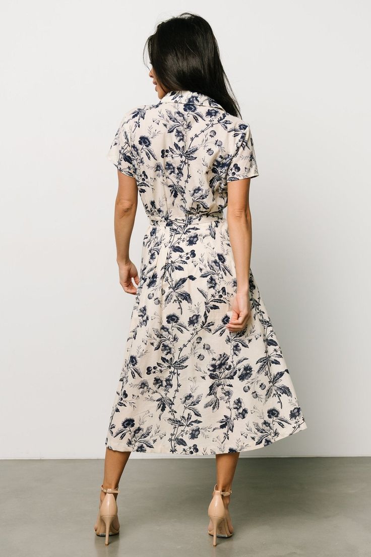 pint2-floral Print Twist Elegant Dress (Copy) (Copy)